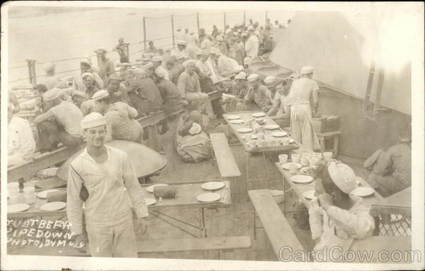 Just Before Pipe Down Great White Fleet