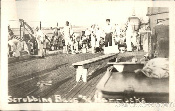 Scrubbing Bags & Hammocks Great White Fleet