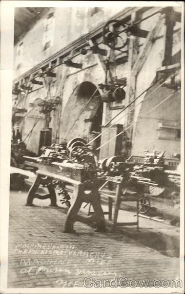Machine Shop in the Prison Mexico