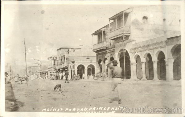Main Street Port-au-Prince Haiti Caribbean Islands