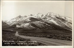 Entering Lamoille Canyon, Ruby Mountains, Elko County Entering Lamoille Canyon, Ruby Mountains, Elko County