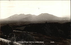 Mount Bigelow from Eustis Ridge Northwest Somerset, ME Postcard Postcard