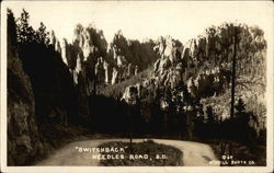 Switchback, Needles Road Postcard