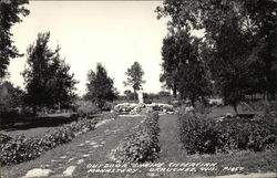 Outdoor Shrine at the Cistercian Monastery Okauchee, WI Postcard Postcard