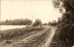 On the Road To Pleasant Lake Postcard