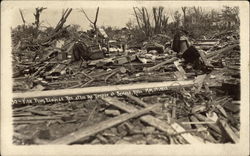 View from Edwards Residence after Tornado Seward, NE Postcard 