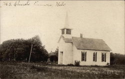 M. E. Church Tamora, NE Postcard Postcard