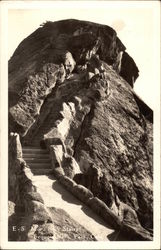 Moro Rock Stairs Sequoia & Kings Canyon National Parks Postcard Postcard