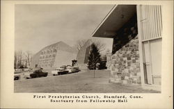 First Presbyterian Church Stamford, CT Postcard Postcard