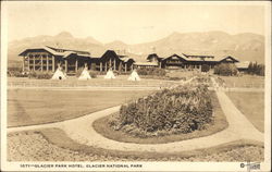 Glacier Park Hotel, Glacier National Park Postcard Postcard