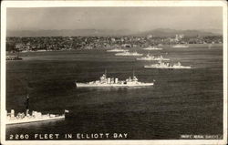 Fleet in Elliott Bay Postcard