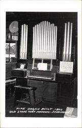 Old Stone Fort Museum - Pipe Organ Built 1800 Schoharie, NY Postcard Postcard