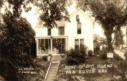 Home of Bob Burns Postcard