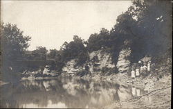 Near a Lake in Illinois Postcard