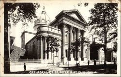 Cathedral of Saint Peter & Saint Paul Philadelphia, PA Postcard Postcard