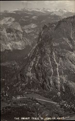 The Short Trail to Glacier Point Postcard