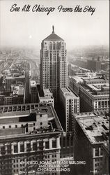 Chicago Board of Trade Building and Observatory Illinois Postcard Postcard
