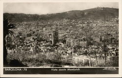 Vista desde Montjuich Postcard