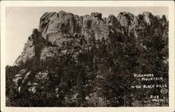 Rushmore Mountain in the Black Hills Keystone, SD Postcard Postcard