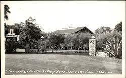 The South Entrance to Myrtledale Calistoga, CA Postcard Postcard