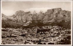 Cape Town and Table Mountain Postcard