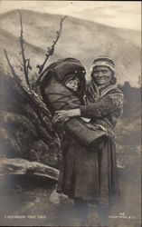 Lappekone Woman with Child Postcard