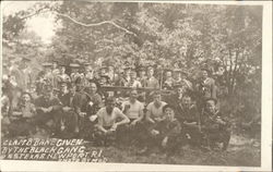 Clambake Given by the Black Gang, U.S.S. Texas Postcard