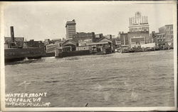 Water Front Norfolk, VA Postcard Postcard