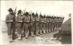 Marine Guard of U.S.S. Texas Postcard