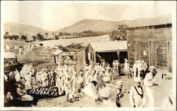 Sailors Onshore at Culebra, PR Postcard