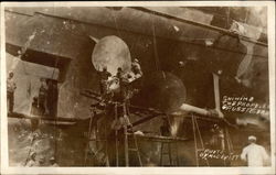 USS Texas - Shining the Propellers Postcard