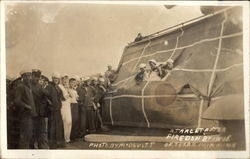 A Target After Fired On Postcard