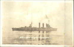 A German Light Cruiser Postcard