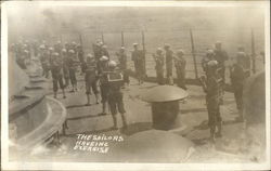 Sailors haveing exercise Postcard