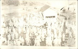 USS Arkansas Team after Defeat of Louisiana Guantanamo Bay, Cuba Navy Postcard Postcard