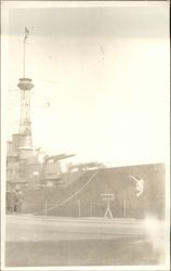 View of USS Texas Navy Postcard Postcard