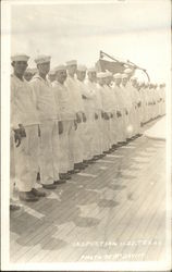 USS Texas - Inspection Postcard