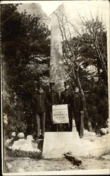 Site of Cornwallis Surrender to Washington Obelisk Yorktown, VA Postcard Postcard