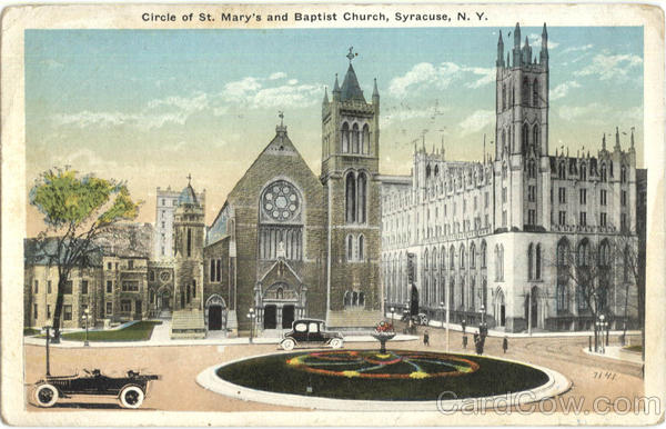Circle Of St. Mary's And Baptist Church Syracuse New York