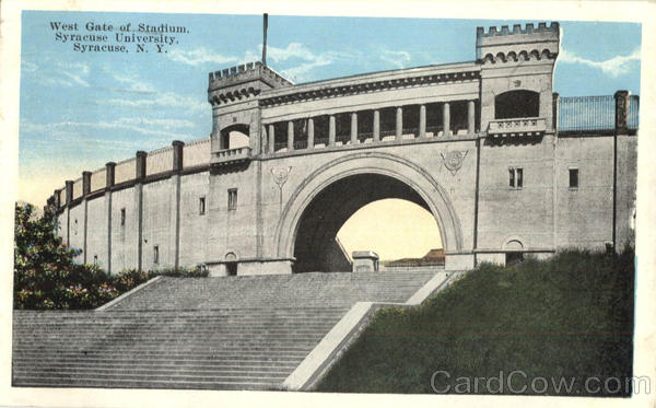West Gate Of Stadium, Syracuse University New York