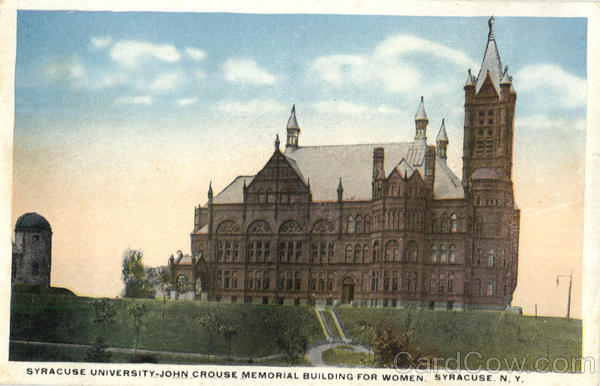 John Crouse Memorial Building For Women, Syracuse University New York