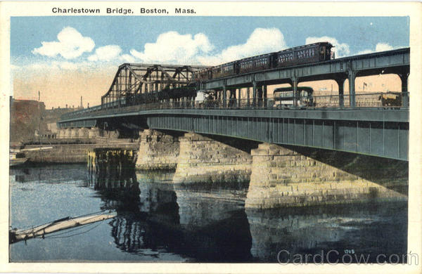Charlestown Bridge Boston Massachusetts
