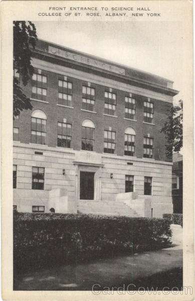 Front Entrance To Science Hall, College Of St. Rose Albany New York