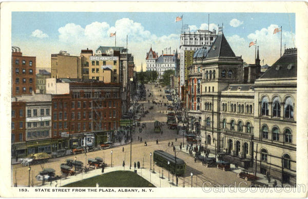 State Street From The Plaza Albany New York