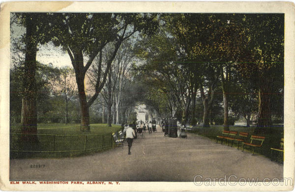 Elm Walk , Washington Park Albany New York