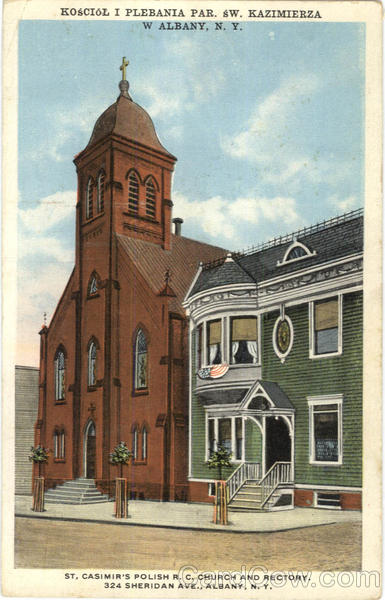 St. Casimir's Polish R. C. Church And Rectory, 324 Sheridan Ave. Albany New York
