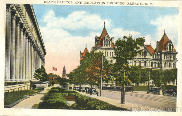 State Capitol And Educational Building Albany New York