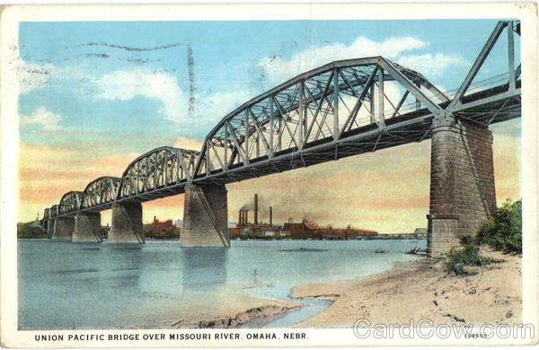 Union Pacific Bridge Over Missouri River Omaha Nebraska