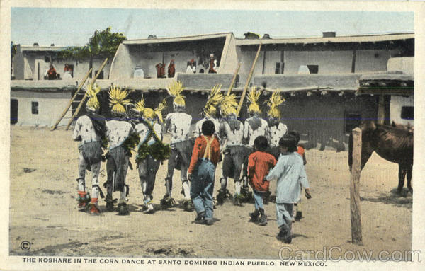 The Koshare In The Corn Dance Native Americana