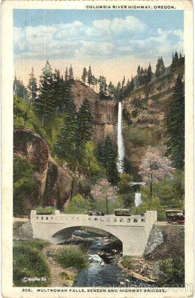 Multnomah Falls Columbia River Oregon